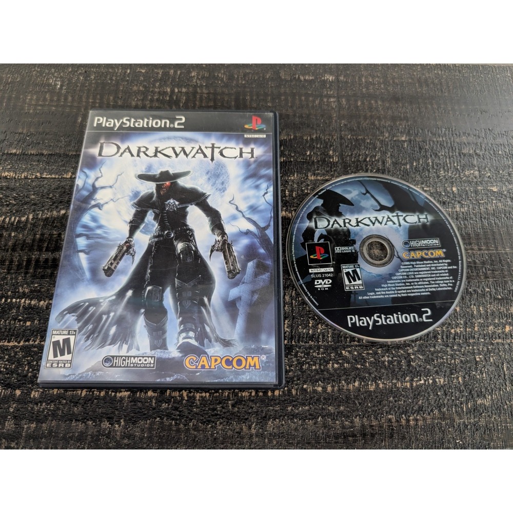 Darkwatch (Sony PlayStation 2 PS2, 2005) No Manual, Needs Resurfaced